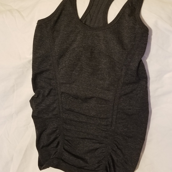 Lululemon Athleta Black Workout Tank Ruching M